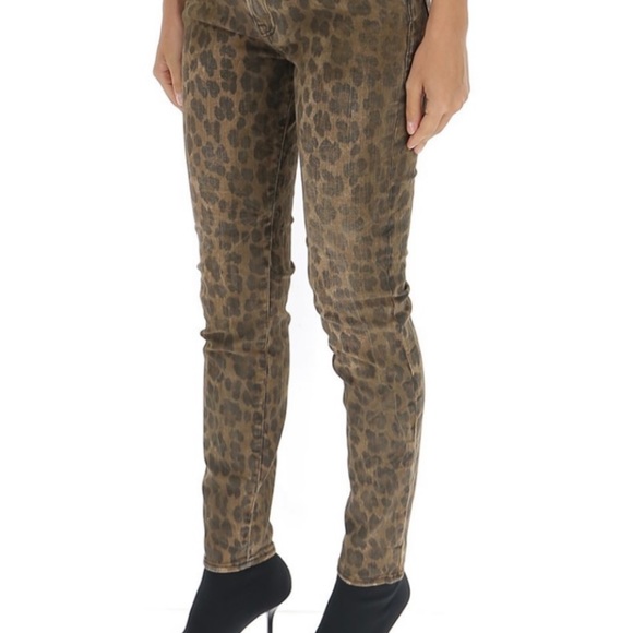 R13 leopard print skinny jeans size 25 - Picture 8 of 8